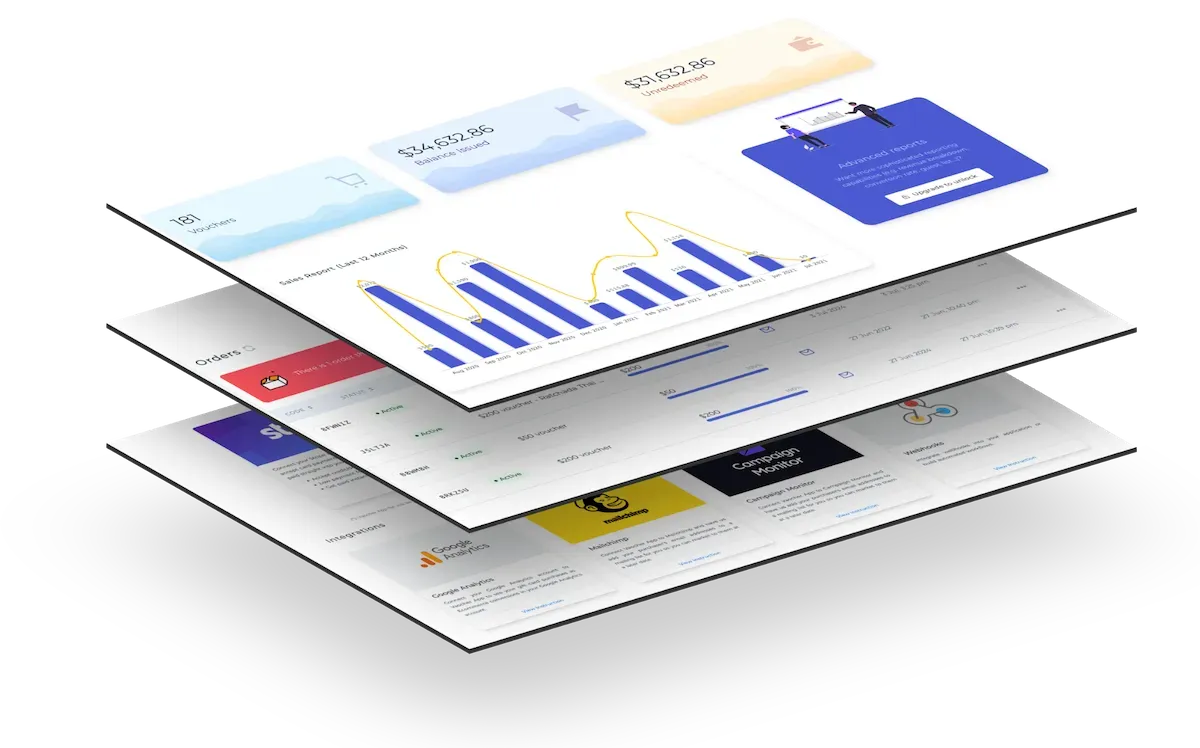 The simple to use gift card, certificate maker and manager software
