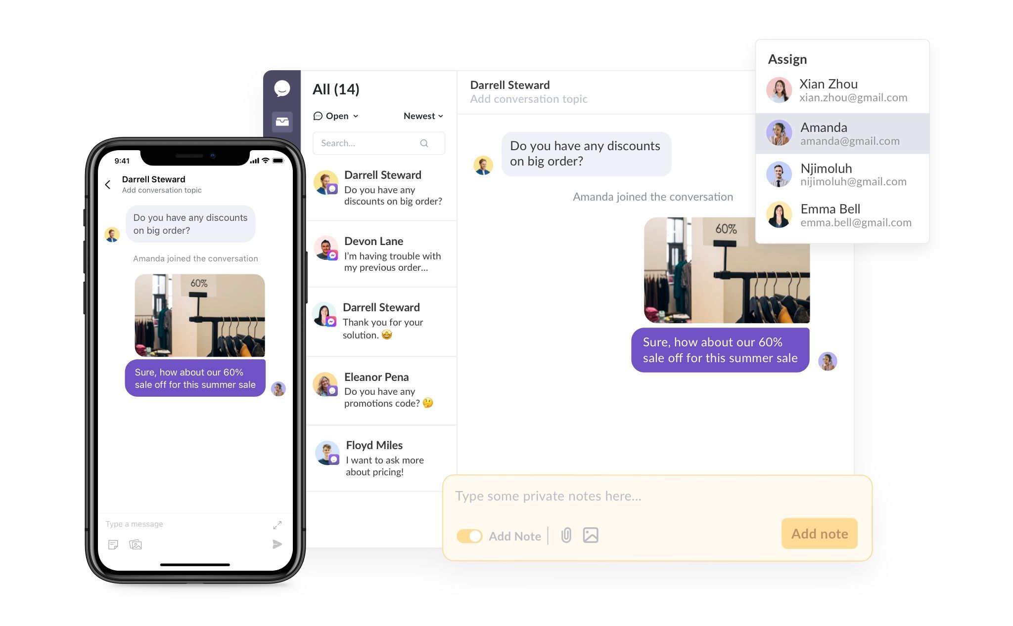 80% of consumers want to buy through online messaging