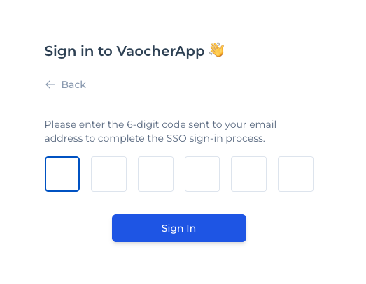 Single sign-on (SSO)